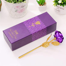 24K Gold Plated Rose Anniversary Valentine's DayGirlfriends Gift Mothers Day UK